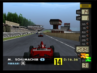 F-1 World Grand Prix (Japan) In game screenshot